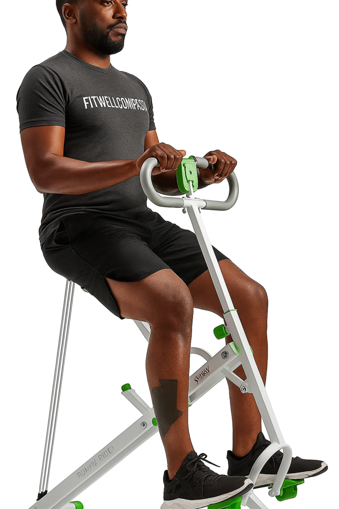 Sunny Health & Fitness Row-N-Ride Squat Assist Trainer